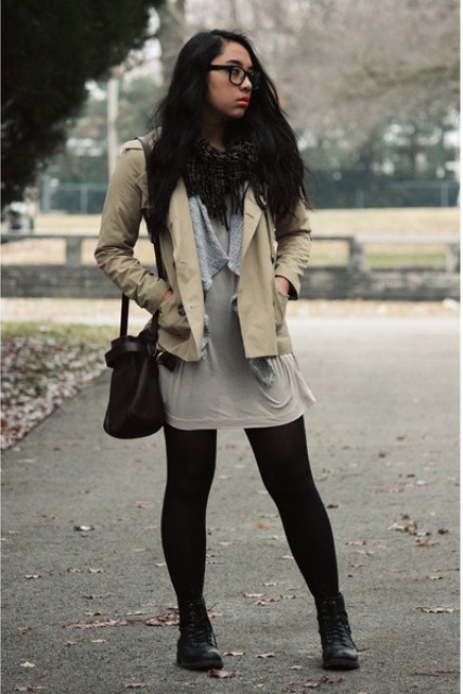 women's outfits with combat boots